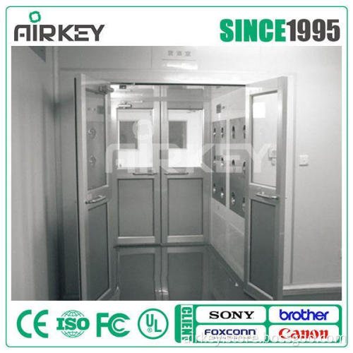 Double person stainless steel Air shower with HEPA Filter